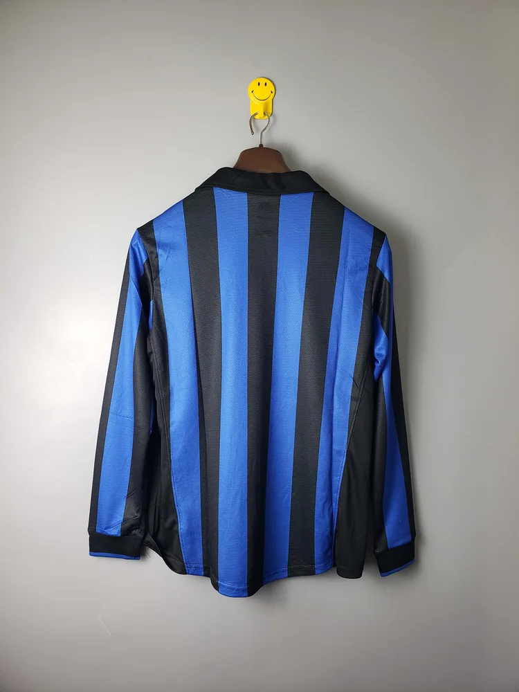 Inter Milan 1998/1999 Retro Long Sleeve Internazionale Milan Home Football Jersey 1998/1999 — 2