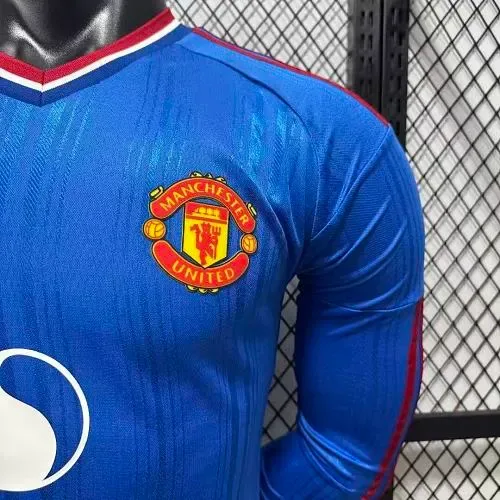 Manchester United 2026/2027 Manga larga Versión jugador Manchester United Visitante Camiseta de fútbol 2026/27 — 7