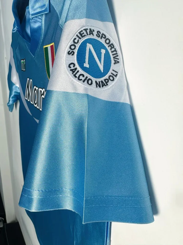 Napoli 1990-1991 Retro Napoli Local Camiseta de fútbol 1990/1991 — 7