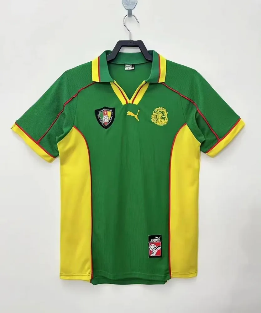 Cameroon 1998-1999 Retro Cameroon Local Camiseta de fútbol 1998/1999