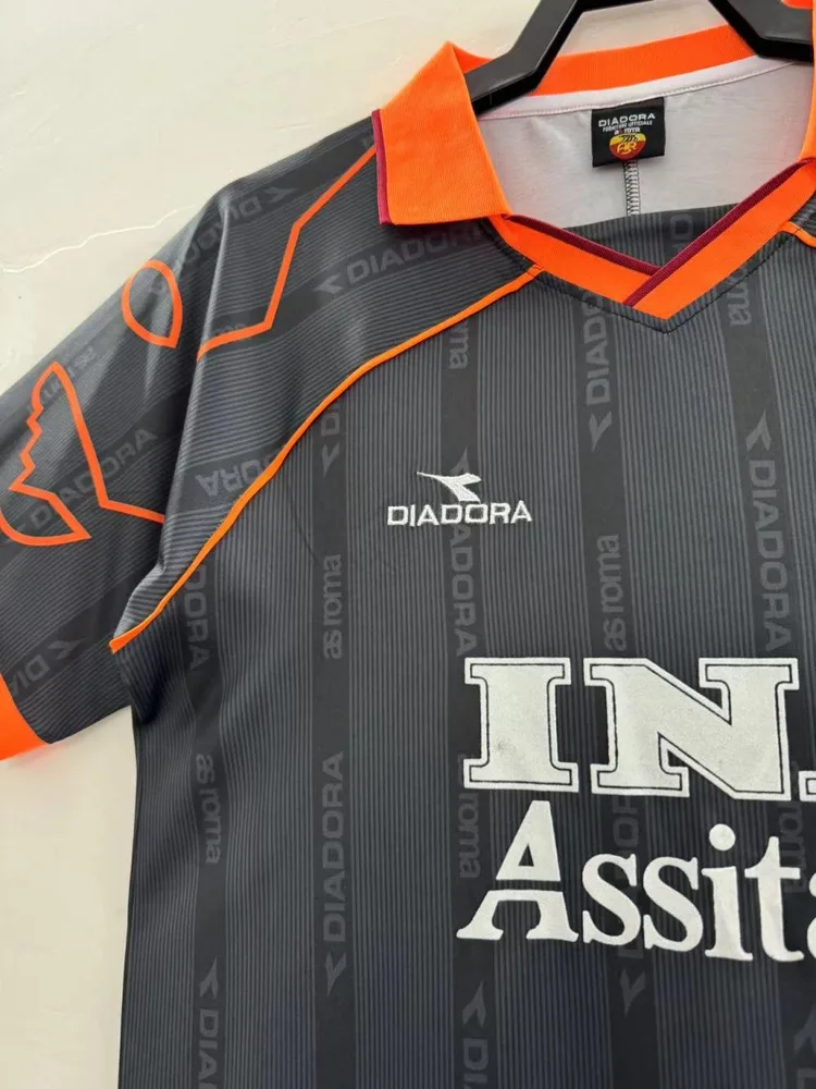 AS Roma 1999/2000 Retro Roma Away Soccer Jersey 1999/2000 — 4