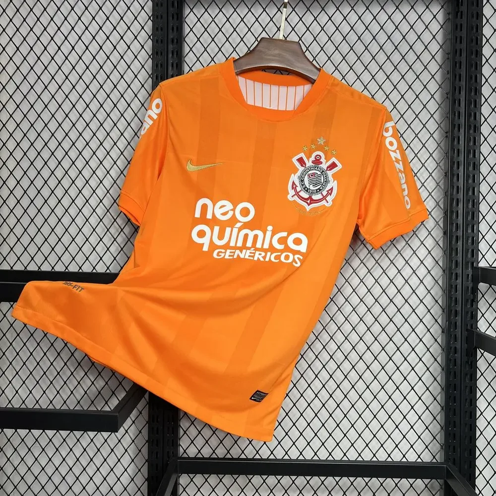 Corinthians 2010 Retro Corinthians Orange Jersey 2010 — 3