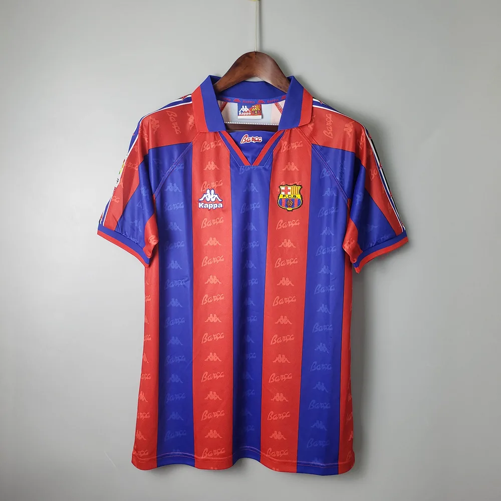 Barcelona 1996/1997 Retro Barcelona Camiseta de fútbol Local 1996/1997