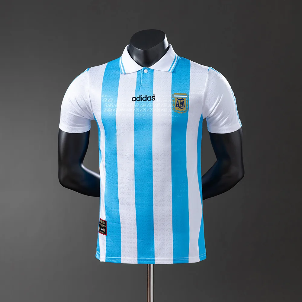 Argentina 1994 Retro Player Version Argentina Home Jersey 1994 — 1