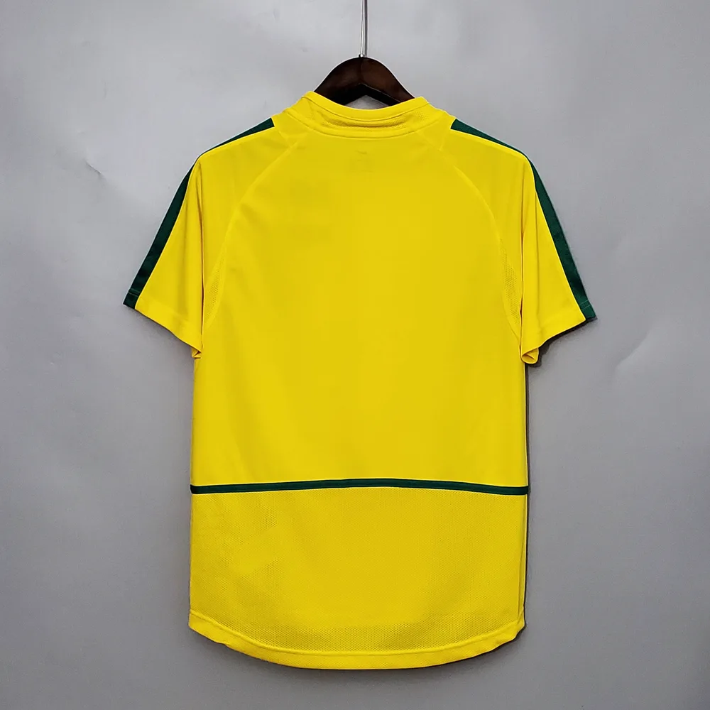 Brazil 2002 Retro Brazil Soccer Jersey Home 2002 — 2