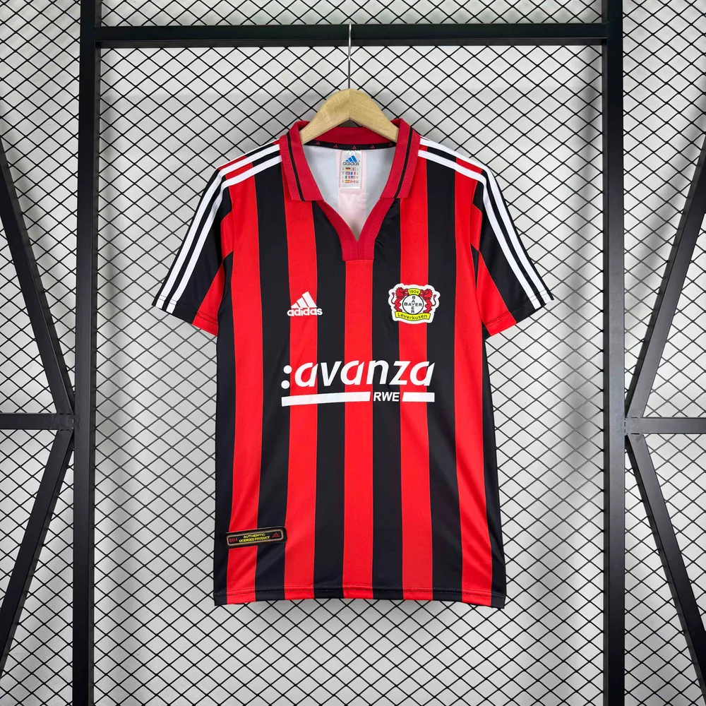 Bayer Leverkusen 2000/2001 Retro Leverkusen Local Camiseta de fútbol 2000/2001