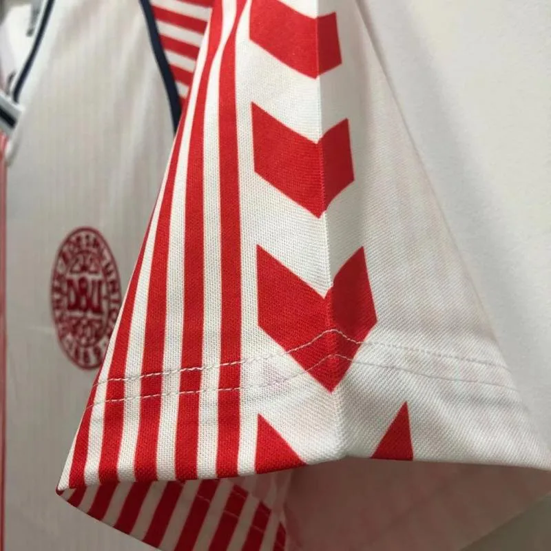 Denmark 1986 Retro Denmark National Team Visitante Camiseta de fútbol 1986 — 6