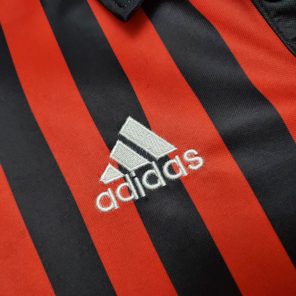 AC Milan 1999/2000 Retro AC Milan Home Football Shirt 1999/2000 — 4