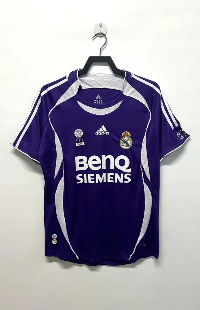 Real Madrid 2006/2007 Retro Real Madrid Visitante Camiseta de fútbol 2006/2007 — 1