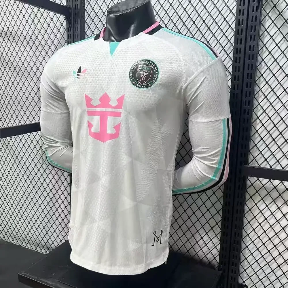Inter Miami 2026/2027 Manga larga Versión jugador Inter Miami Tercera Visitante Camiseta de fútbol 1:1 Thailand Quality 2026/27 — 4