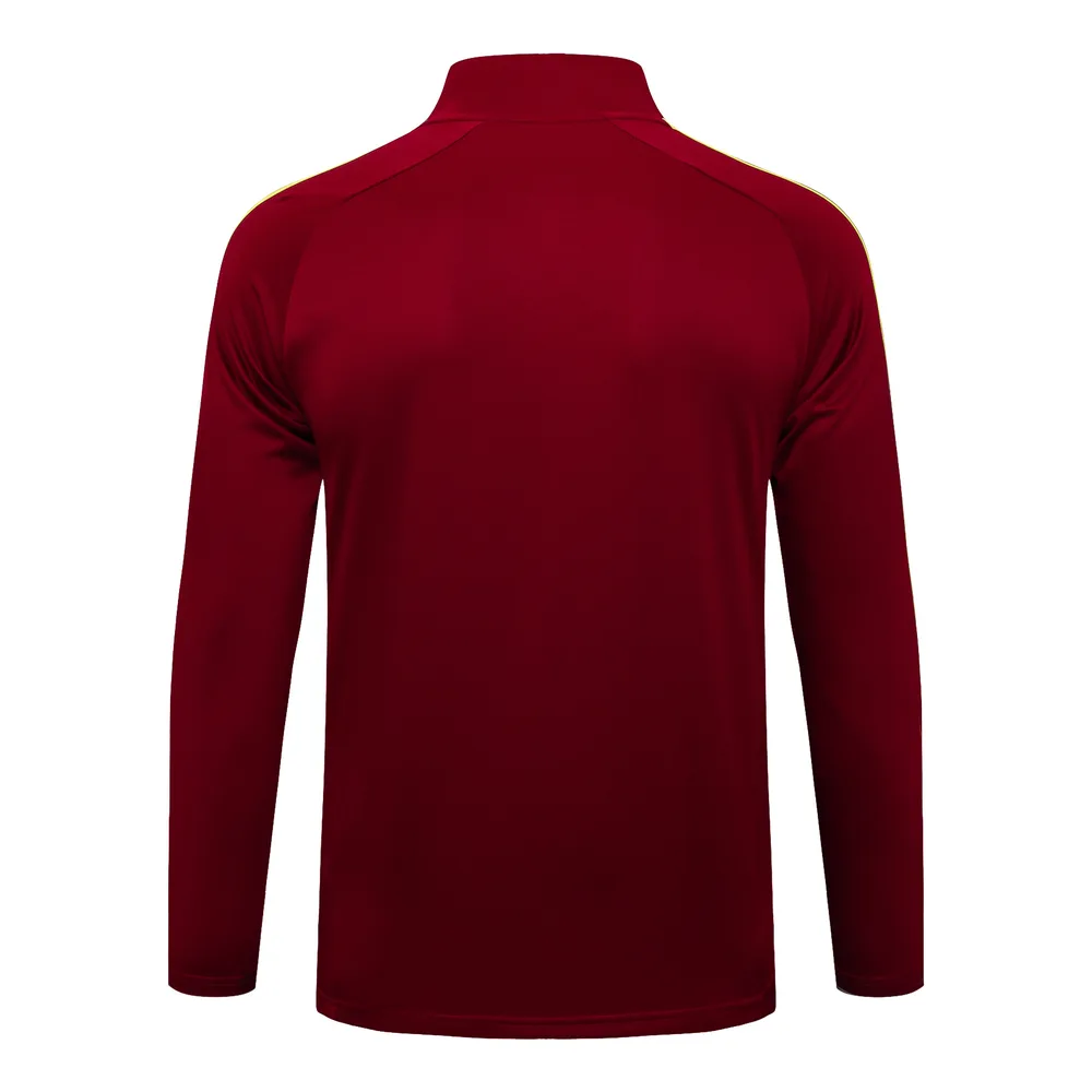 Arsenal 2025/2026 Arsenal Half-Pull Conjunto de entrenamiento Maroon Retro Edition Camiseta de fútbol Set 2025/2026 — 3