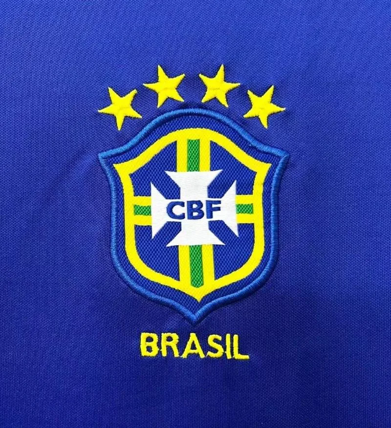 Brazil 1998 Retro Brazil Away Soccer Jersey 1998 — 4