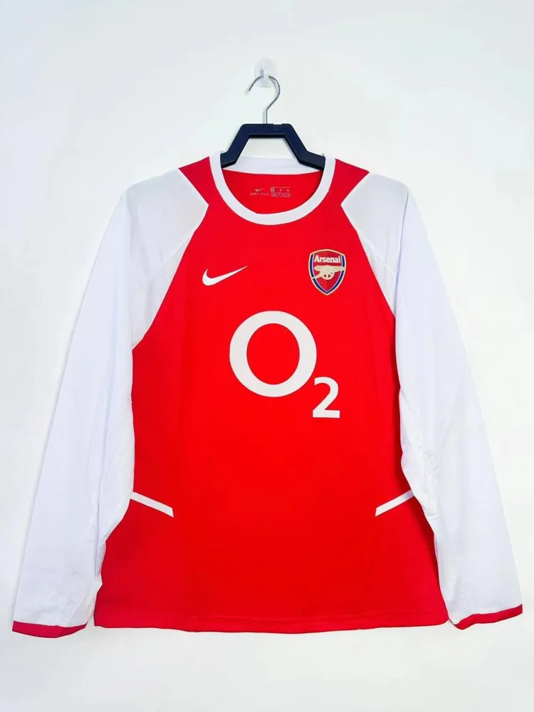 Arsenal 2002/2004 Retro Manga larga Arsenal Local Camiseta de fútbol 2002/2004