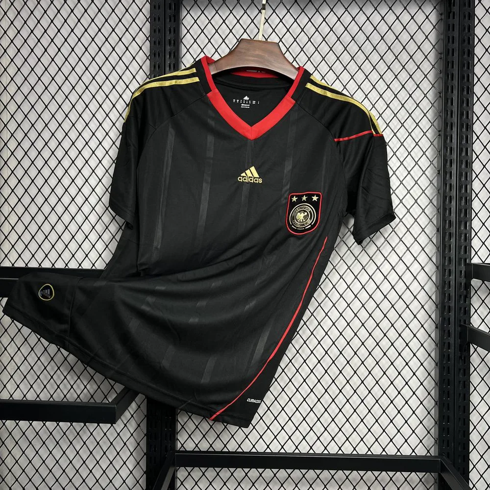 Germany 2010 Retro Soccer Jersey Germany Away 2010 — 3