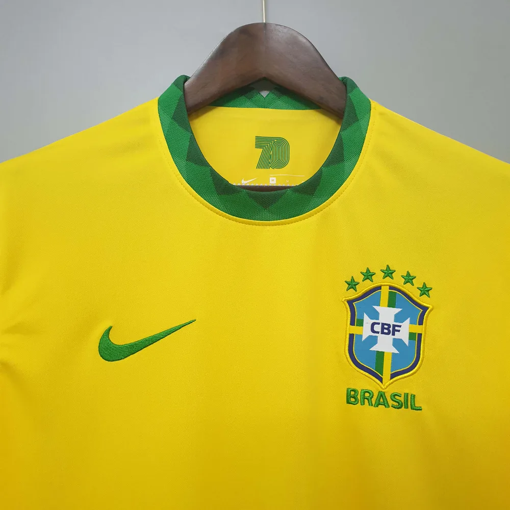 Brazil 2020 Retro Brazil Local Camiseta de fútbol 2020 — 5