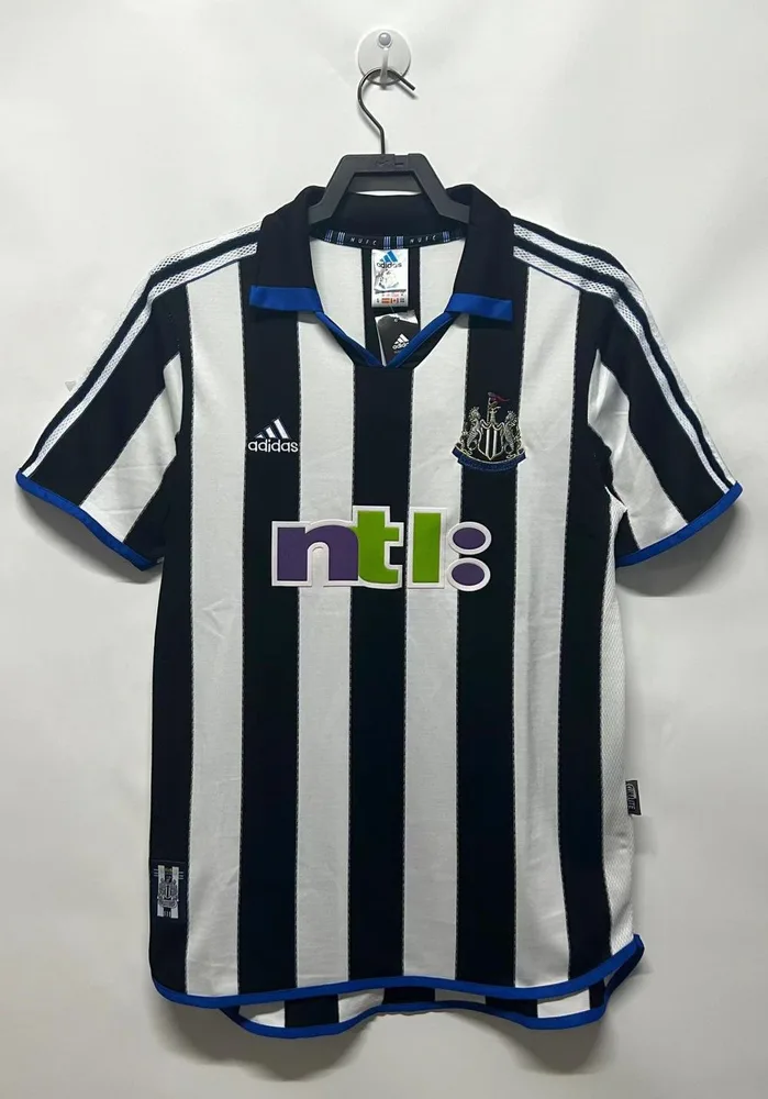 Newcastle 2000-2001 Retro Newcastle United Local Camiseta de fútbol 2000/2001