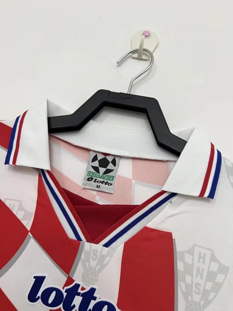 Croatia 1998 Retro Croatia National Team Local Camiseta de fútbol 1998 — 3