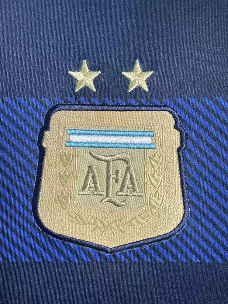 Argentina 2014 Retro Manga larga Argentina National Team Visitante Jersey 2014 — 6