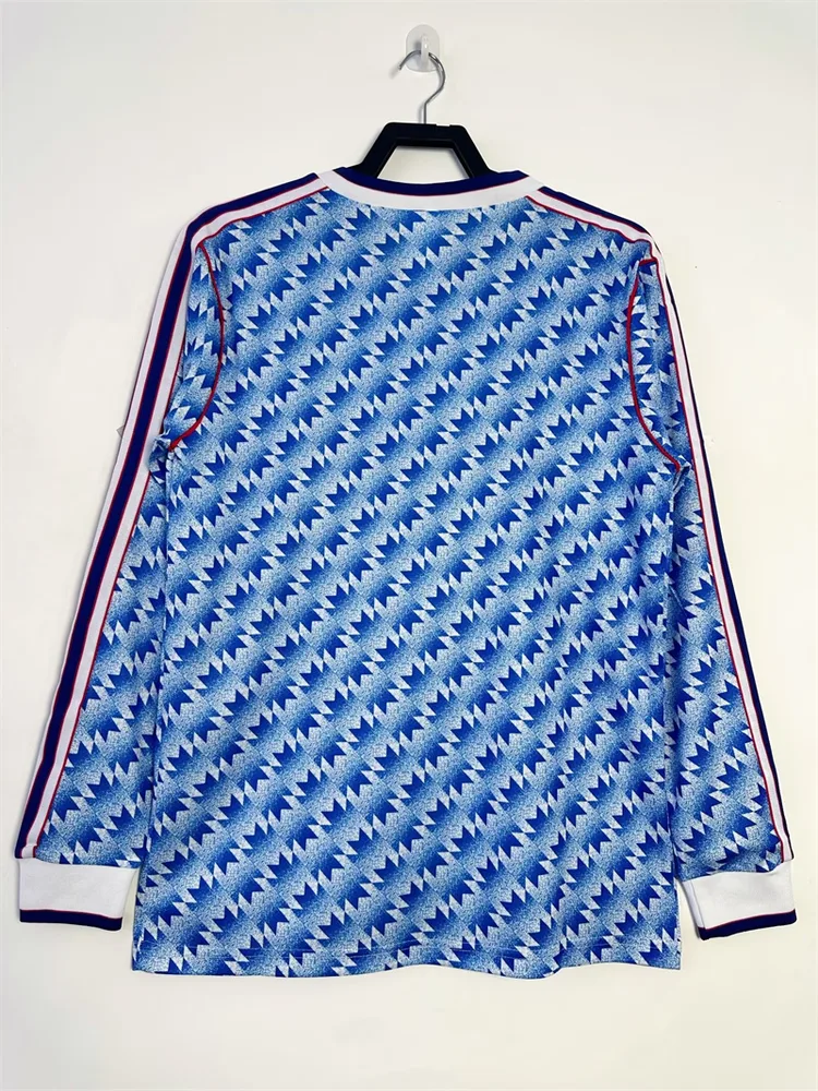 Manchester United 1990/1992 Retro Long Sleeves Manchester United Away Football Shirt 1990/1992 — 2