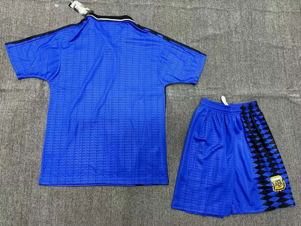 Argentina 1994 Retro Argentina National Team Away Jersey Kids Size 1994 — 2
