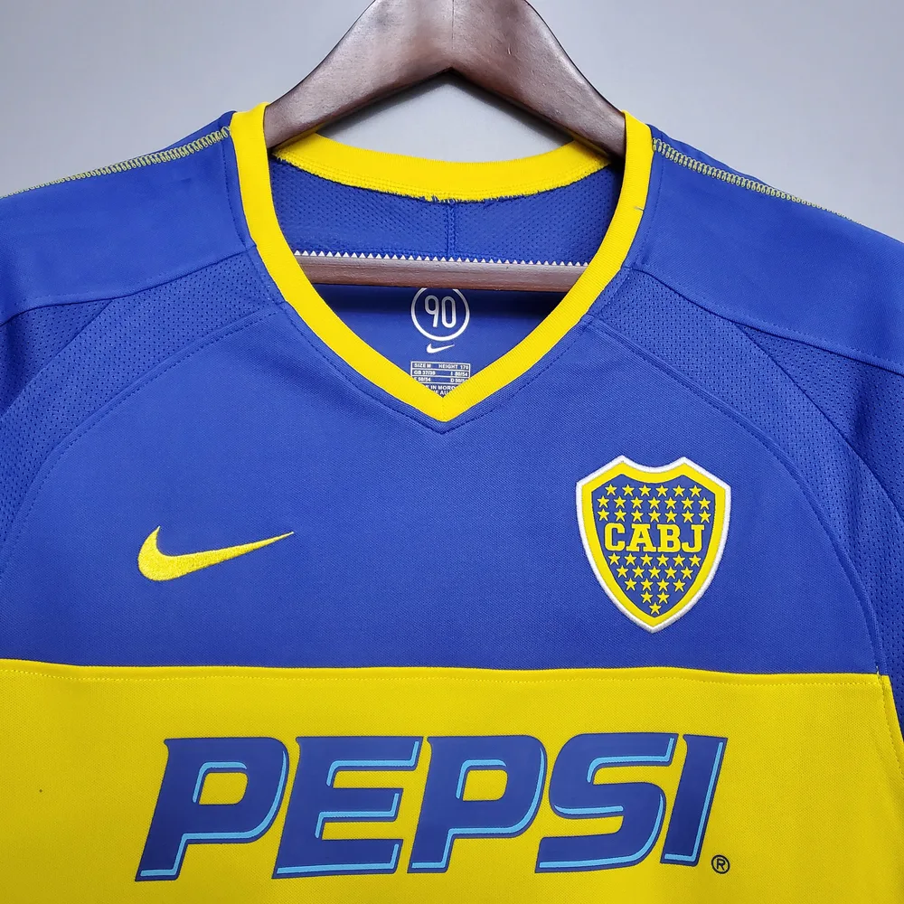 Boca Juniors 2003/2004 Retro Boca Juniors Local Camiseta de fútbol 2003/2004 — 3