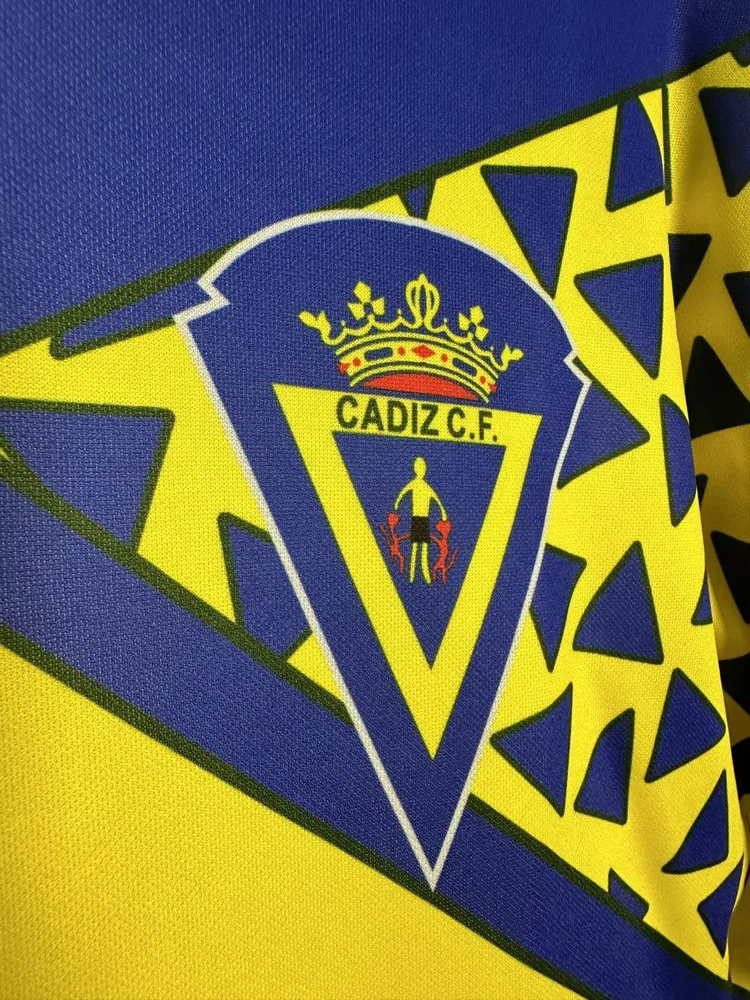 Cádiz 1991-1992 Retro Cádiz Local Camiseta de fútbol 1991/1992 — 5