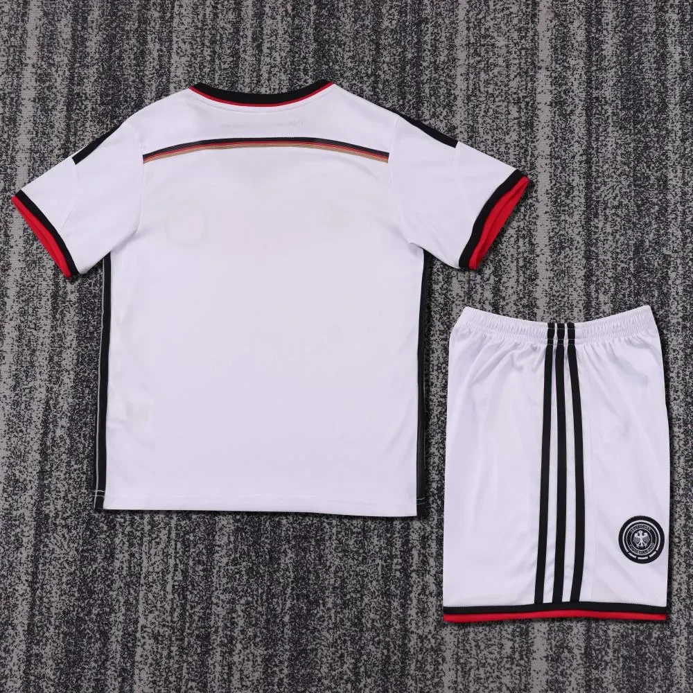 Germany 2014 Retro Germany Local Camiseta de fútbol Talla infantil 2014 — 2