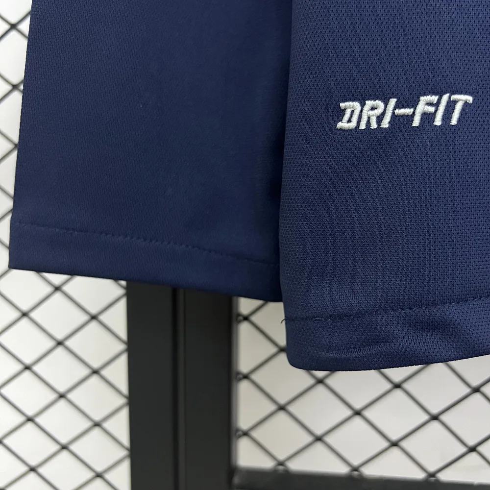 France 2014 Retro Long Sleeve France Home Football Shirt 2014 — 3