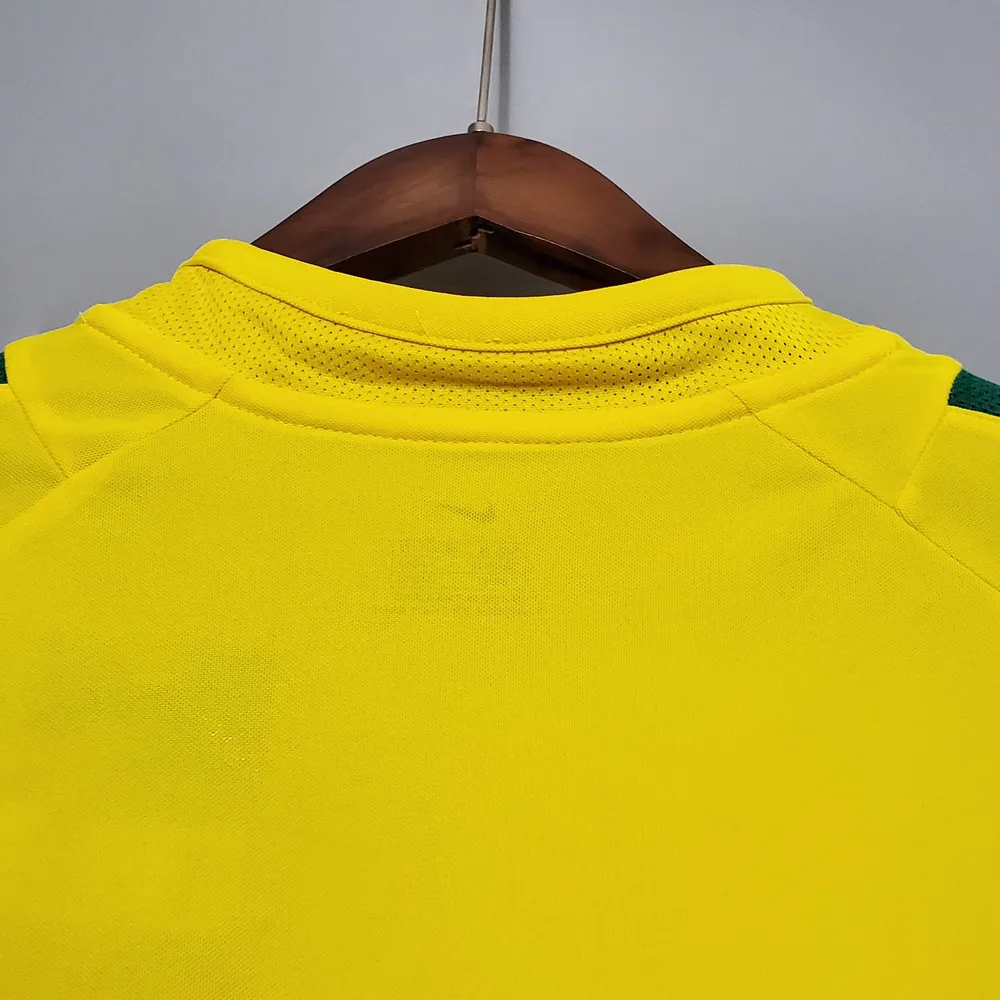 Brazil 2002 Retro Brazil Soccer Jersey Home 2002 — 7