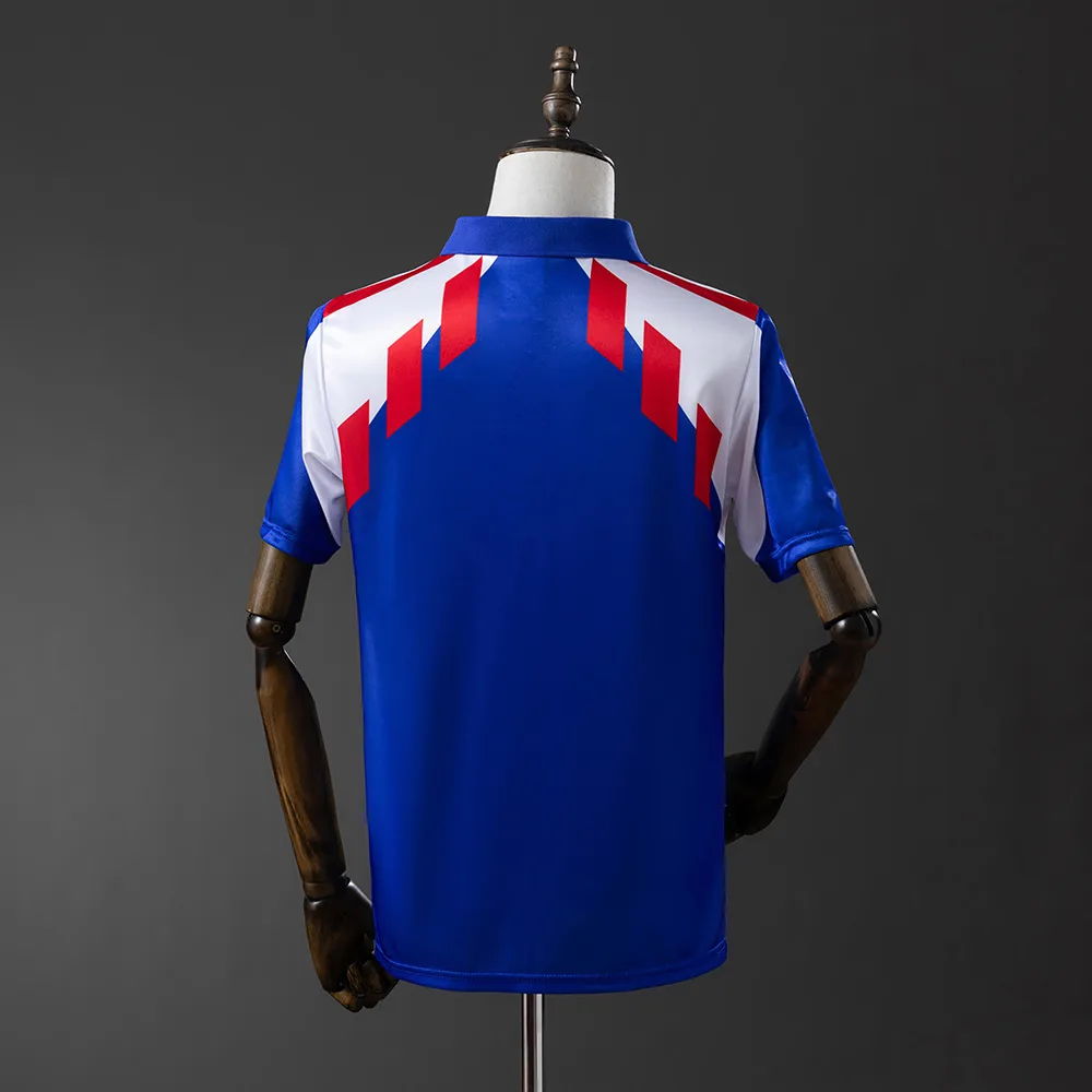 France 1990 Retro France Home Football Shirt 1990 — 2