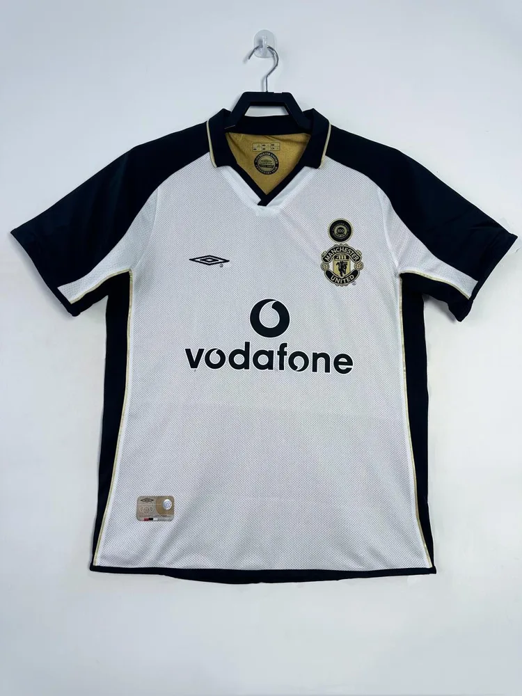 Manchester United 2001-2002 Retro Manchester United Double-sided Centennial Edition Football Shirt 2001/2002 — 11