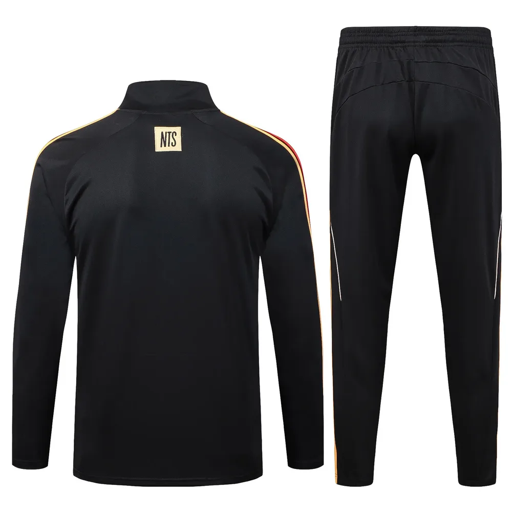 Arsenal 2025/2026 Arsenal Half-Pull Conjunto de entrenamiento Black retro style Camiseta de fútbol Set 2025/2026 — 2