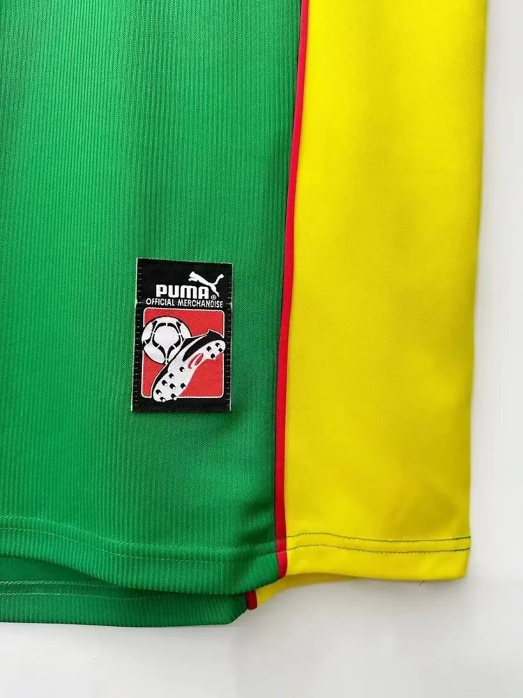 Cameroon 1998-1999 Retro Cameroon Local Camiseta de fútbol 1998/1999 — 5