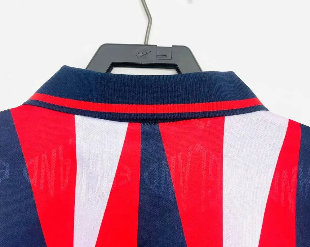 England 1992 Retro England Away Soccer Jersey 1992 — 4