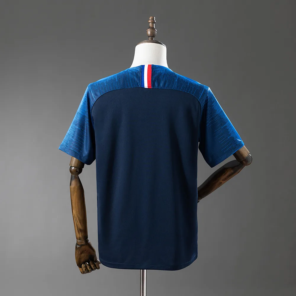 France 2018 Retro France Home Football Shirt 2018 — 2
