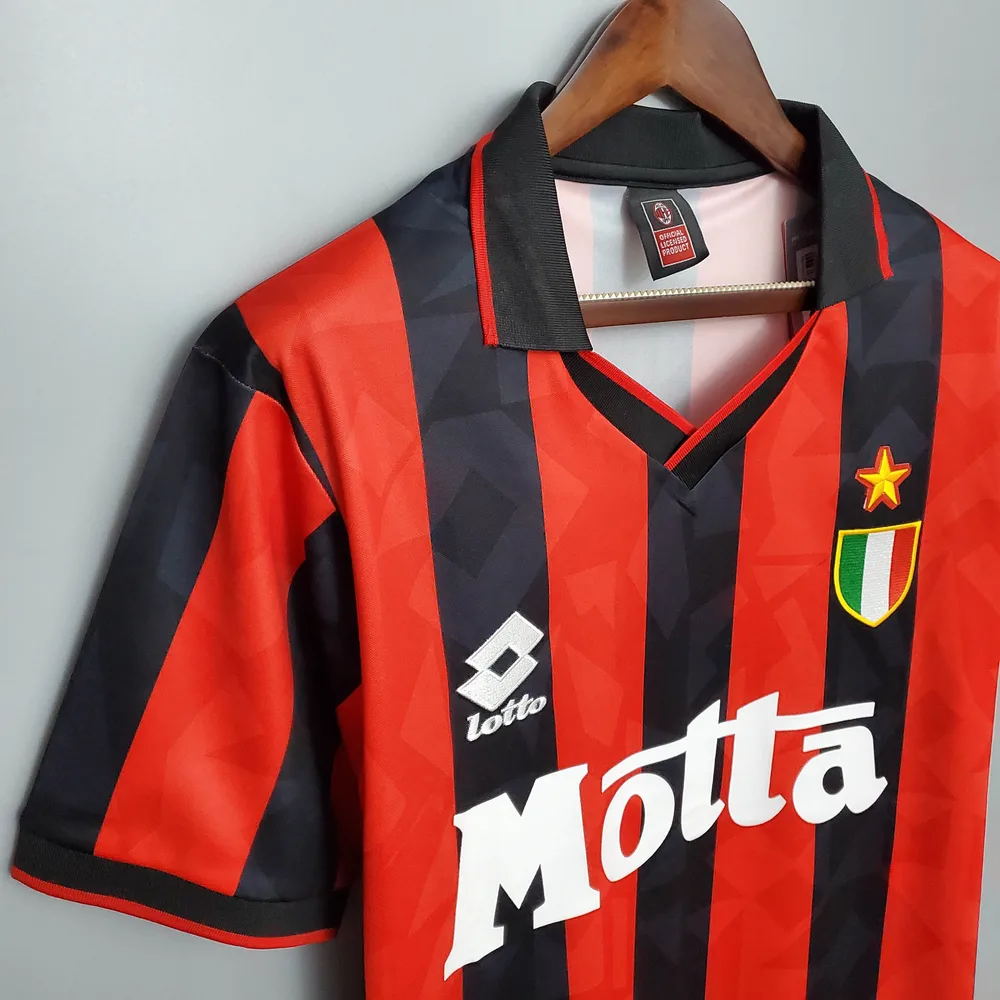 AC Milan 1993/1994 Retro AC Milan Home Football Shirt 1993/1994 — 6