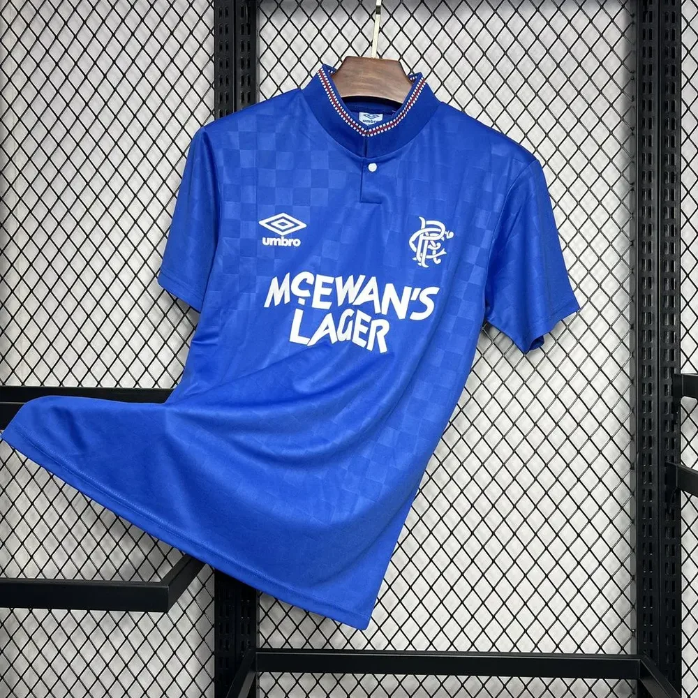 Rangers 1987/1990 Retro Rangers Home Football Shirt 1987/1990 — 3