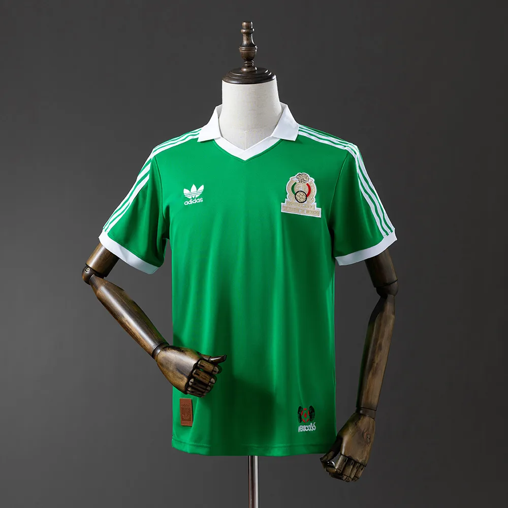 Mexico 1986 Retro Mexico National Local Jersey 1986