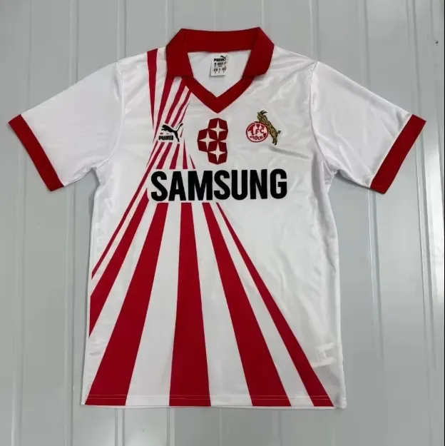 FC Köln 1990/1991 Retro FC Köln Local Camiseta de fútbol 1990/1991