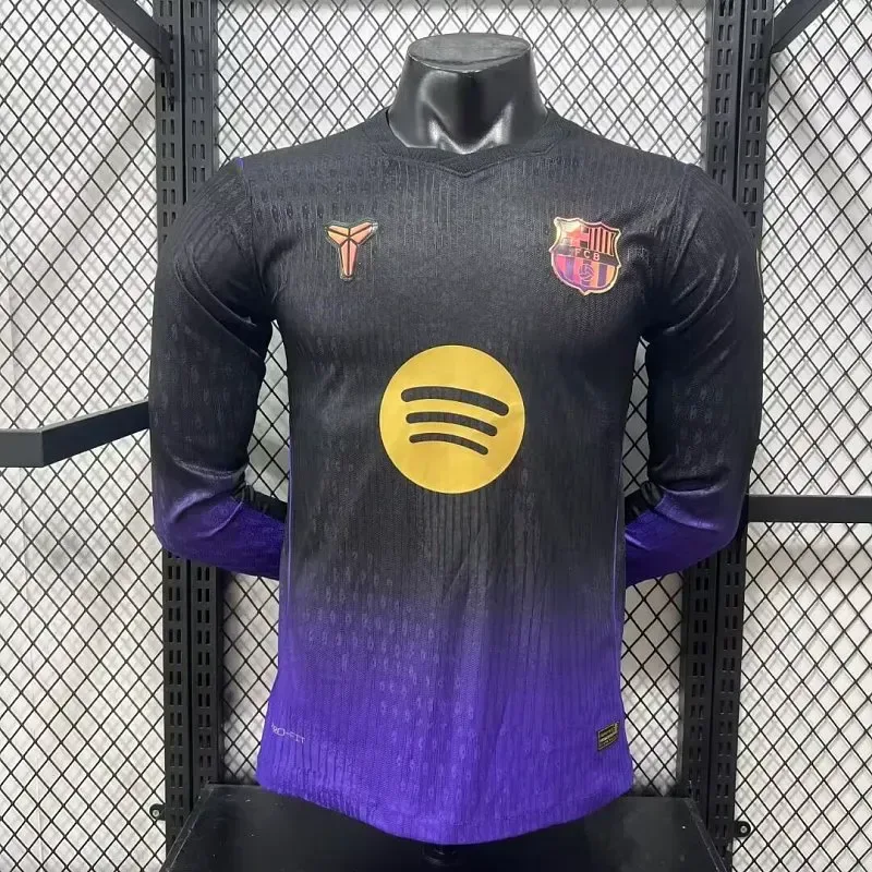 Barcelona 2026/2027 Long Sleeve Player Version Barcelona Away Football Jersey 2026/27