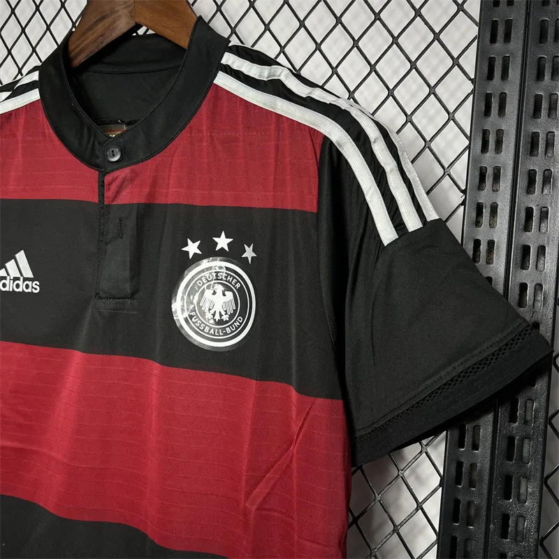 Germany 2014 Retro Germany Away Soccer Jersey 2014 — 6