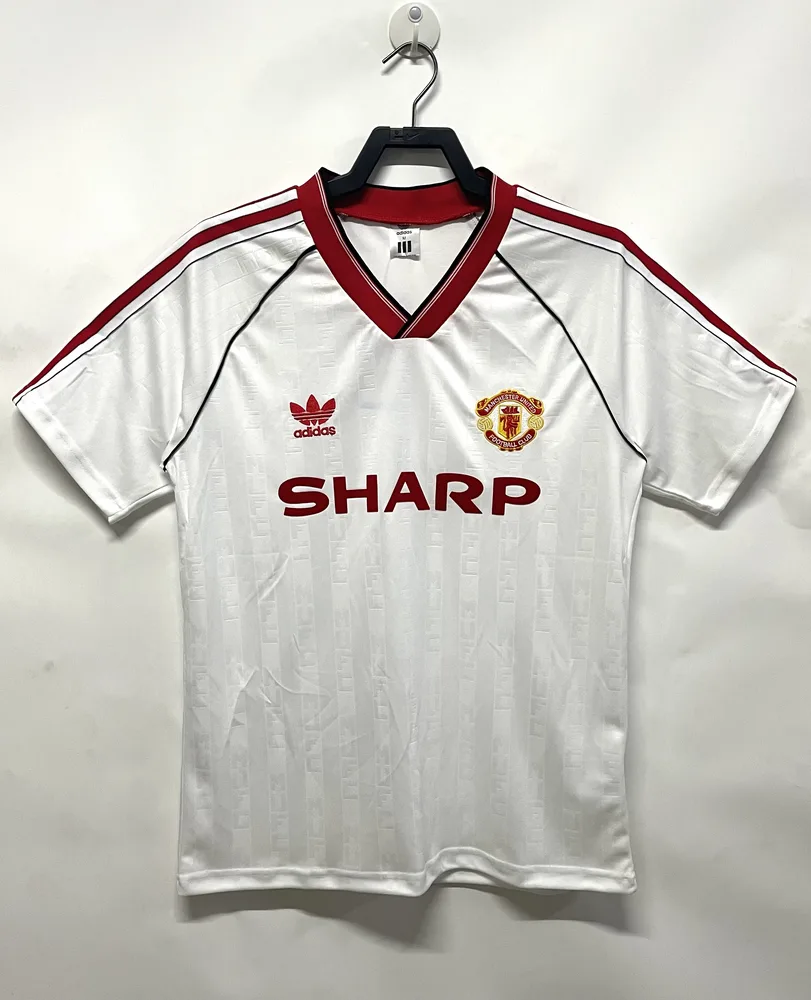 Manchester United 1988/1990 Retro Manchester United Visitante Camiseta de fútbol 1988/1990