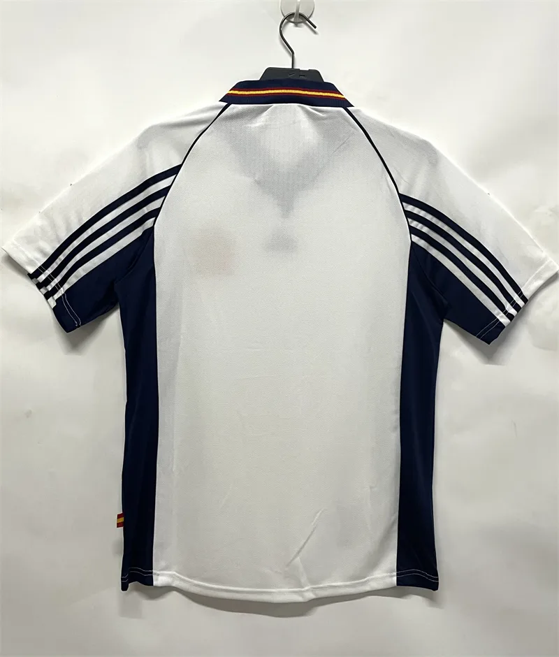 Spain 1998 Retro Spain Away Soccer Shirt 1998 — 2