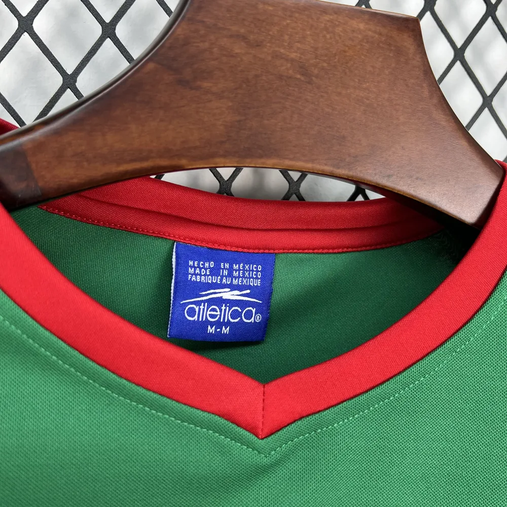 Mexico 2002 Retro Mexico National Local Jersey 2002 — 4
