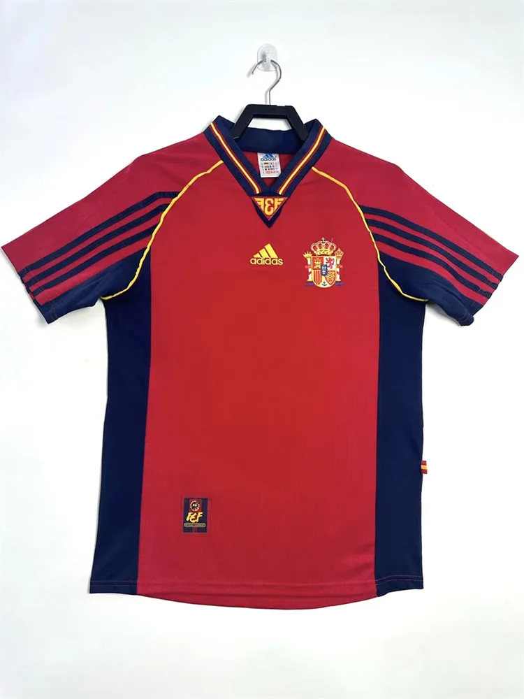 Spain 1998 Retro Spain Local Camiseta de fútbol 1998