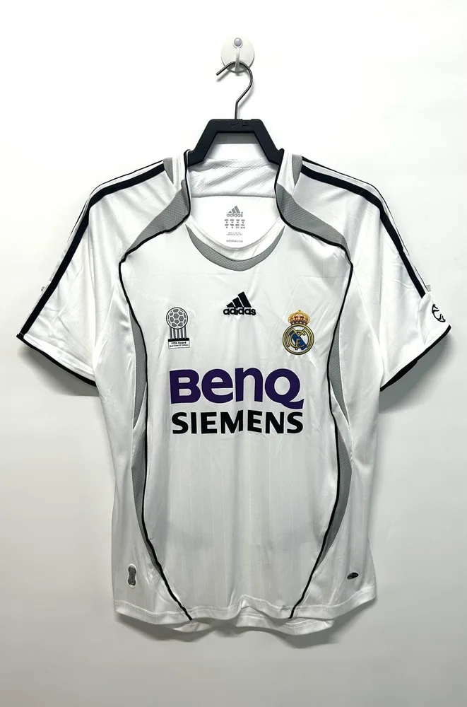 Real Madrid 2006/2007 Retro Real Madrid Home Football Jersey 2006/2007