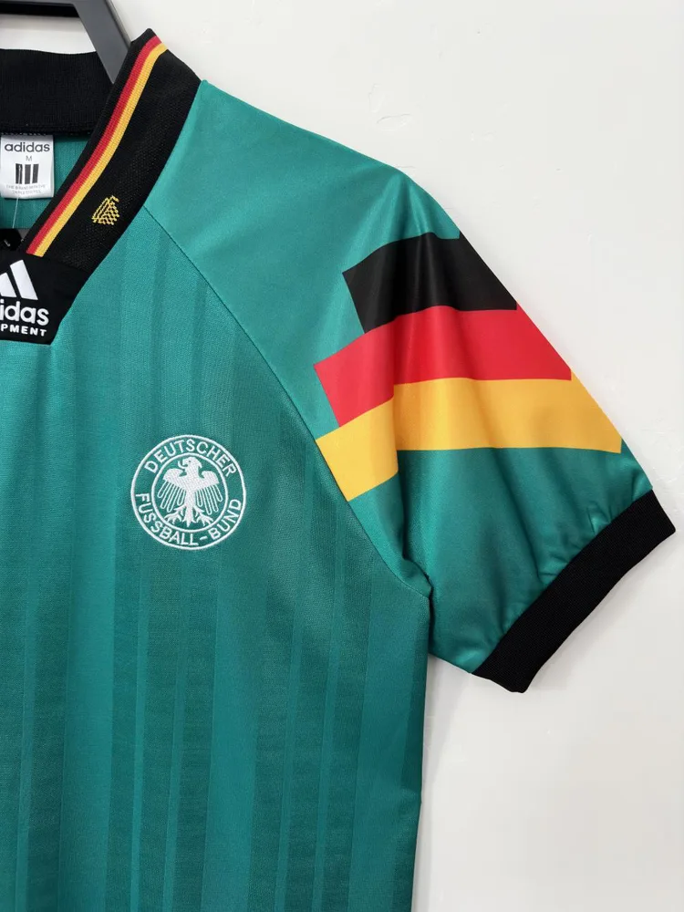 Germany 1992 Retro Soccer Jersey Germany Away 1992 — 4