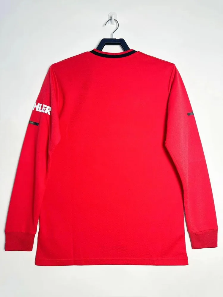Manchester United 2019-2020 Retro Long Sleeve Manchester United Home Football Shirt 2019/2020 — 2