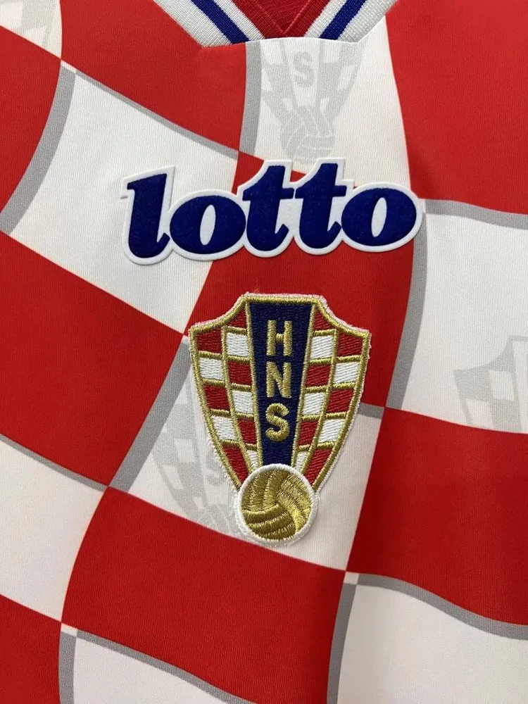 Croatia 1998 Retro Croatia National Team Local Camiseta de fútbol 1998 — 4