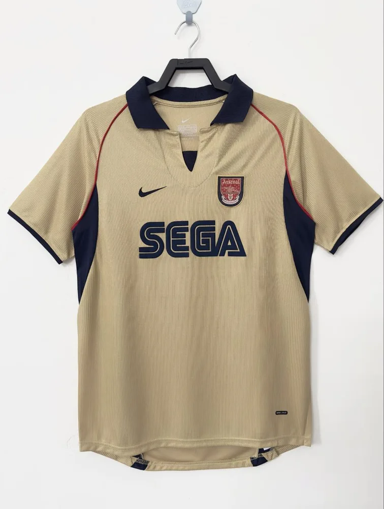 Arsenal 2001/2002 Retro Arsenal Visitante Camiseta de fútbol 2001/2002
